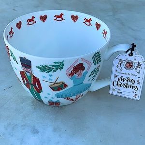 PORTOBELLO BY DESIGN “SEASON’S GREETINGS” NUTCRACKER PORCELAIN ENGLAND